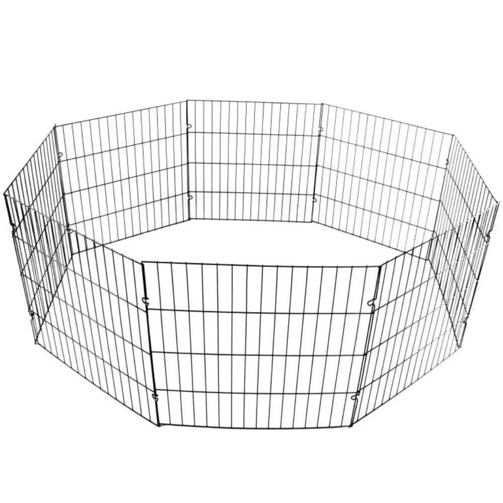 Pawise New Arrival Portable Foldable Large Dog Play Pen Indoor Metal Wire Pet Playpen Fence Dog Kennels House For Dogs And Cats