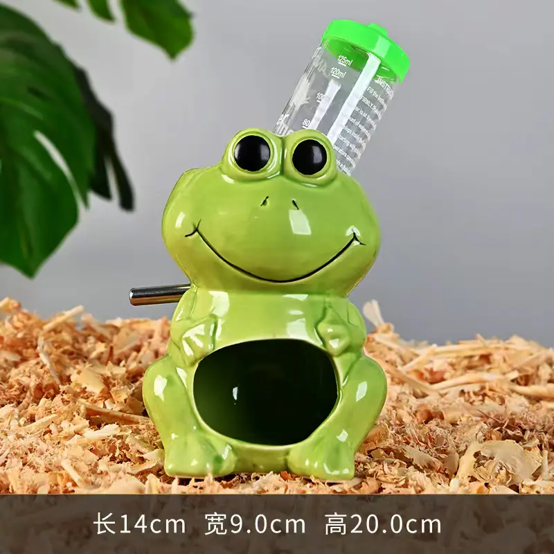 Hamster Supplies, Ball Kettle, Water Dispenser, Leak-proof Water Feeder, Water Dispenser, Small Gold Bear Drinking Kettle.