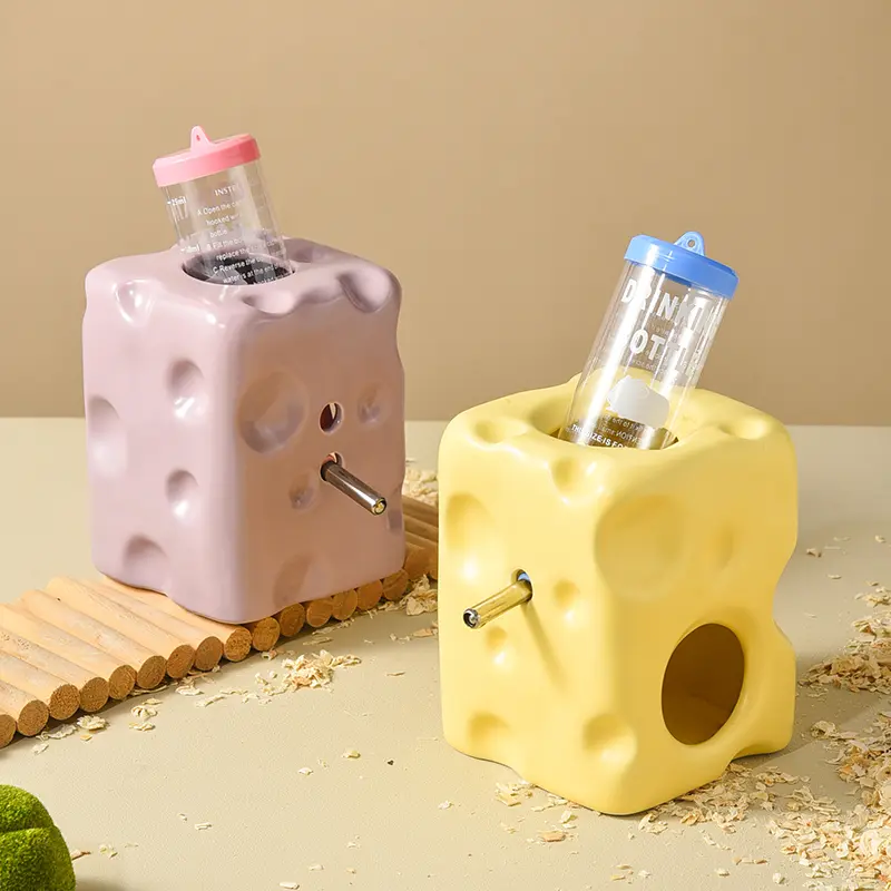 Small Pet Water Dispenser Hiding Nest High Value Anti-rollover Hamster Water Bottle Heightening Automatic Kettle