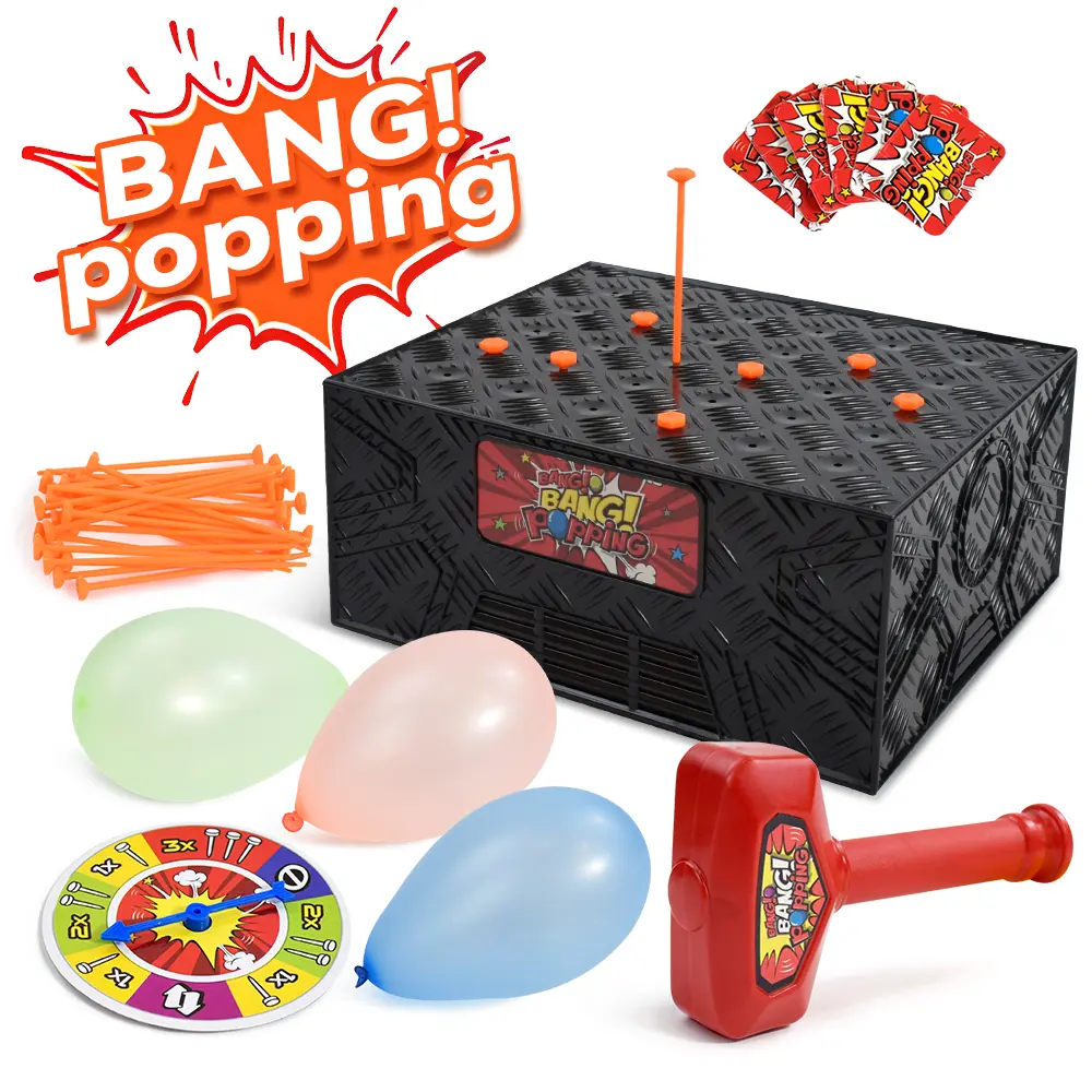 Multiplayer Tabletop Toy Explosion Balloon Game Knocking The Box Balloon Adventure Party Gathering Leisure Entertainment Game