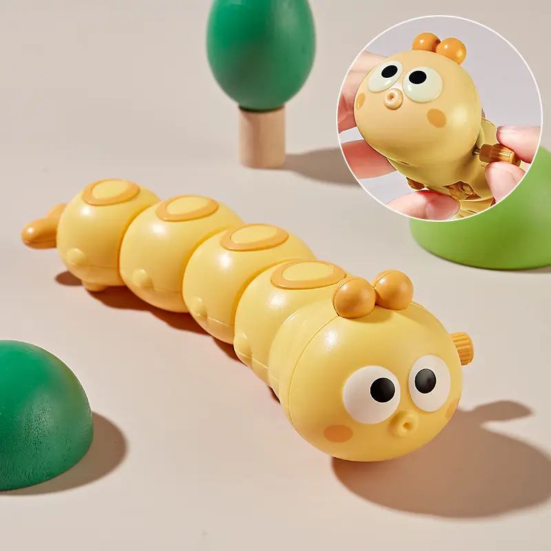 Children's Chained Caterpillar Cartoon Cute, Cute, Fun, Moving, Running Small Animals Guide Interactive Baby Crawling Toy Gifts