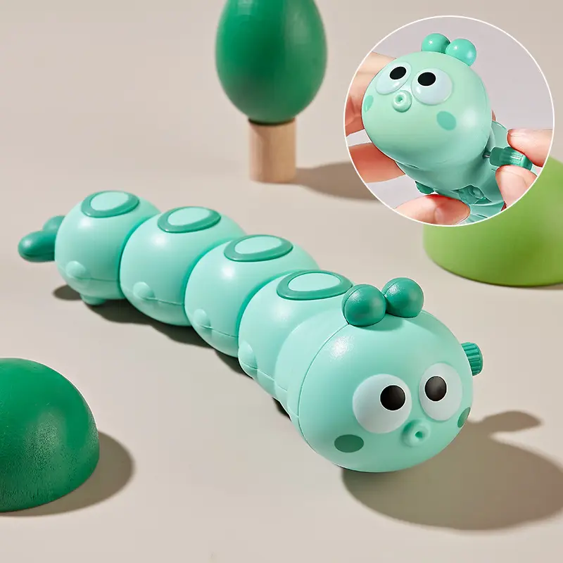 Children's Chained Caterpillar Cartoon Cute, Cute, Fun, Moving, Running Small Animals Guide Interactive Baby Crawling Toy Gifts