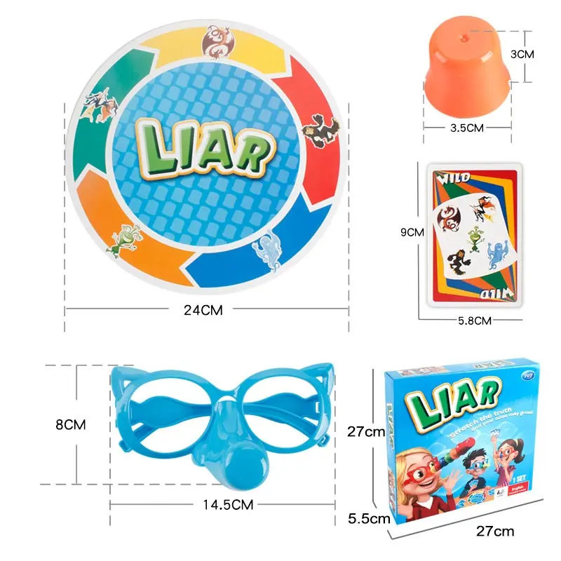 Guessing Who Is Lying Board Game Children's Desktop Puzzle Guessing Game Toy Parent-Child Interactive Desktop Education Game