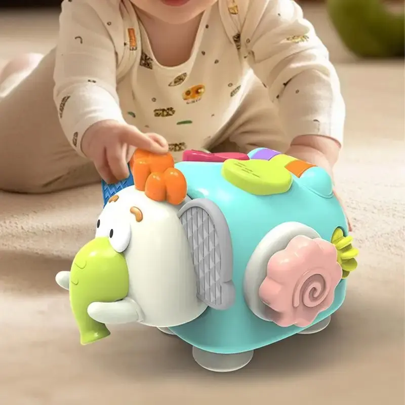 Pull String Activity Toy Cute Animal Busy Ball Rabbit Elephant Sensory Gift Early Educational Finger Toys for Kids Unicorn