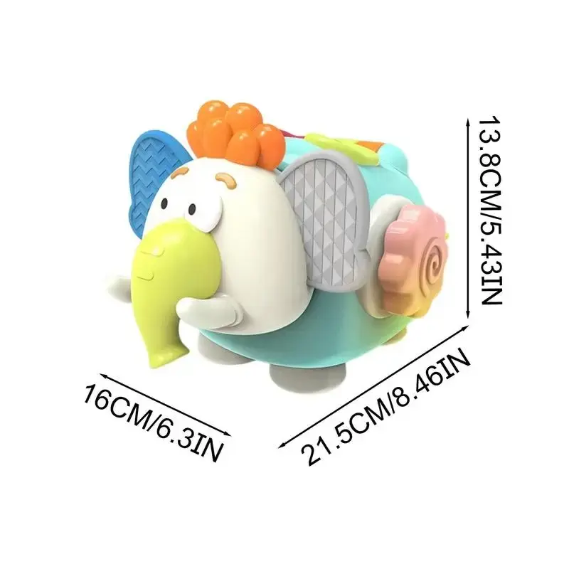 Pull String Activity Toy Cute Animal Busy Ball Rabbit Elephant Sensory Gift Early Educational Finger Toys for Kids Unicorn