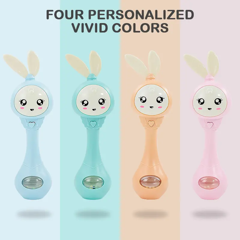 Baby Music Teether Rattle Toy for Child 0-12 Education Mobile Cot Kids Bed Bell Newborn Stroller Crib Infant Pacifier Weep Tear