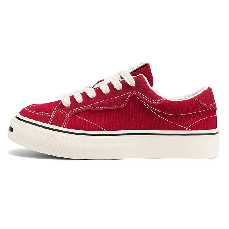 Mens Cowboy Canvas Shoes Breathable Trend Mens Board Shoes Thick Sole Trend Comfortable Student Skateboard Trainers Footwear