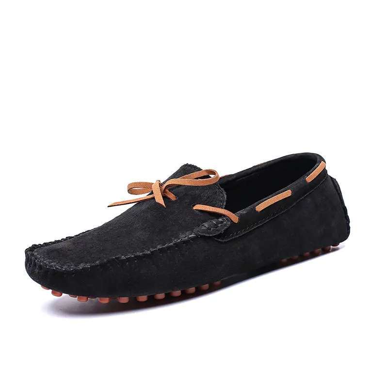 Mens Casual Shoes Suede Loafers ClassicShoes Soft Driving Flats Luxury Moccasins Hot Slip on Men Shoes Plus Size Bean Bean