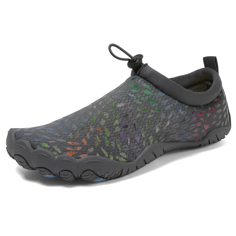 Men Women Water Shoes Quick Dry Non Slip Five Finger Shoes Outdoor Wading Swimming Barefoot Aqua Shoes Lightweight Sneakers
