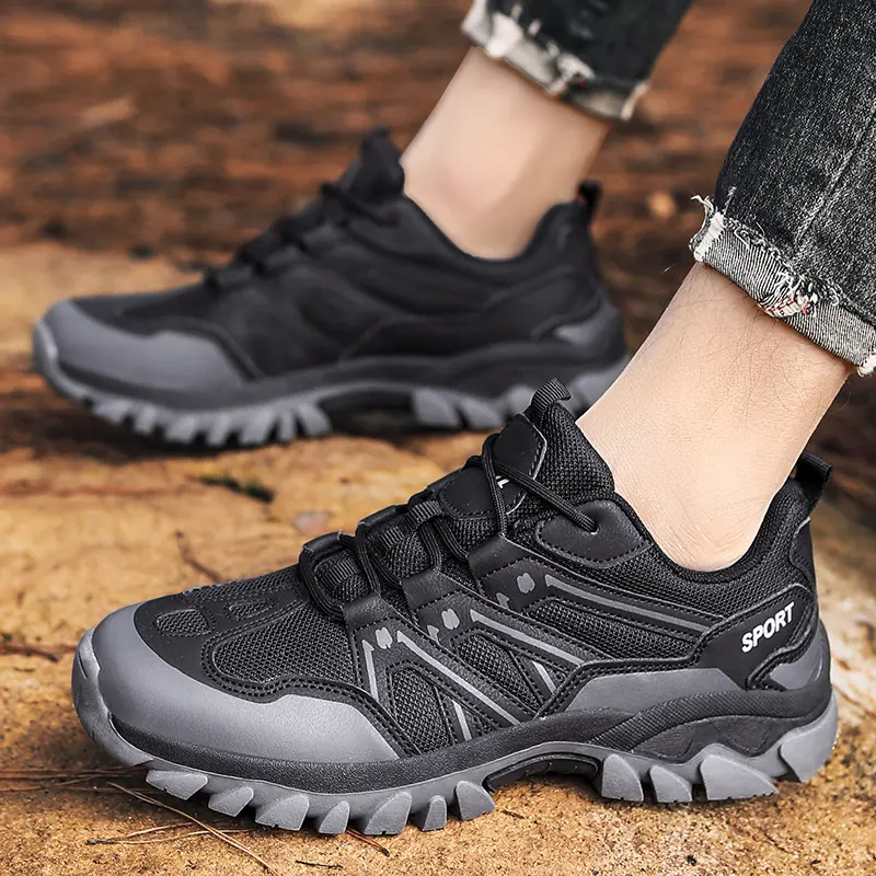 2025 Hiking Shoes Men Women Mesh Sneakers Breathable Fashion Mountain Shoes Boy Spring Autumn Summer Work Shoes Outdoor Trekking