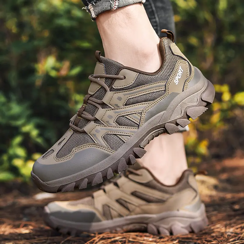 2025 Hiking Shoes Men Women Mesh Sneakers Breathable Fashion Mountain Shoes Boy Spring Autumn Summer Work Shoes Outdoor Trekking