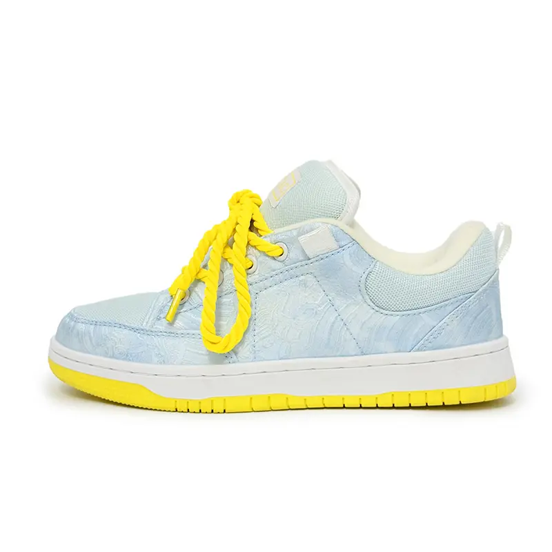 Skateboarding Platform Sneakers Simple Design Skateboard Casual Outdoor Shoes Comfortable Lace Up Light Sneaker Sports Couple