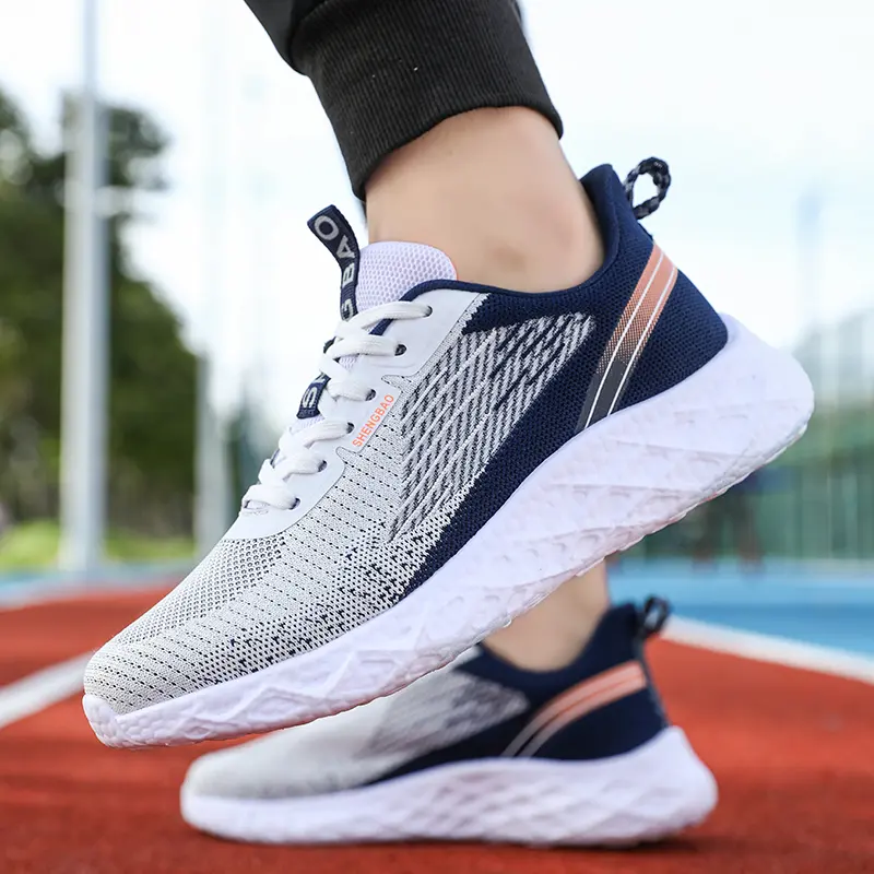 Sports Shoes Women's Shoes 2025 Autumn Mesh Surface Casual Breathable Lightweight Soft Sole Shock Absorbing Running Shoes Men