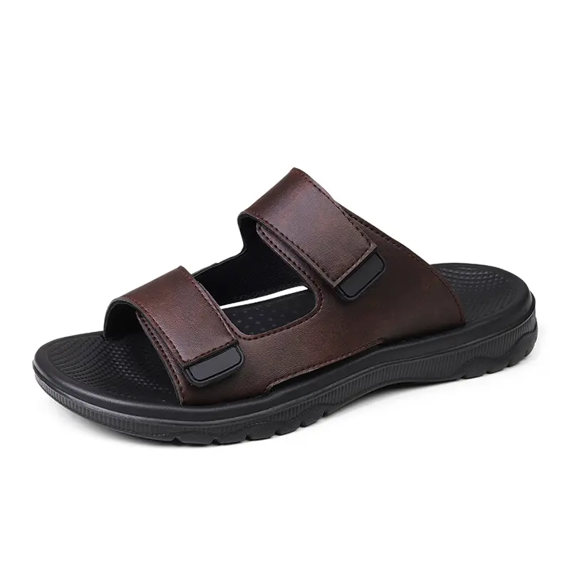 Summer Men's Sandals Outdoor Mens Slippers Comfortable Beach Casual Shoes Non-slip Breathable Roman Shoes Flip-Flop Garden Shoes