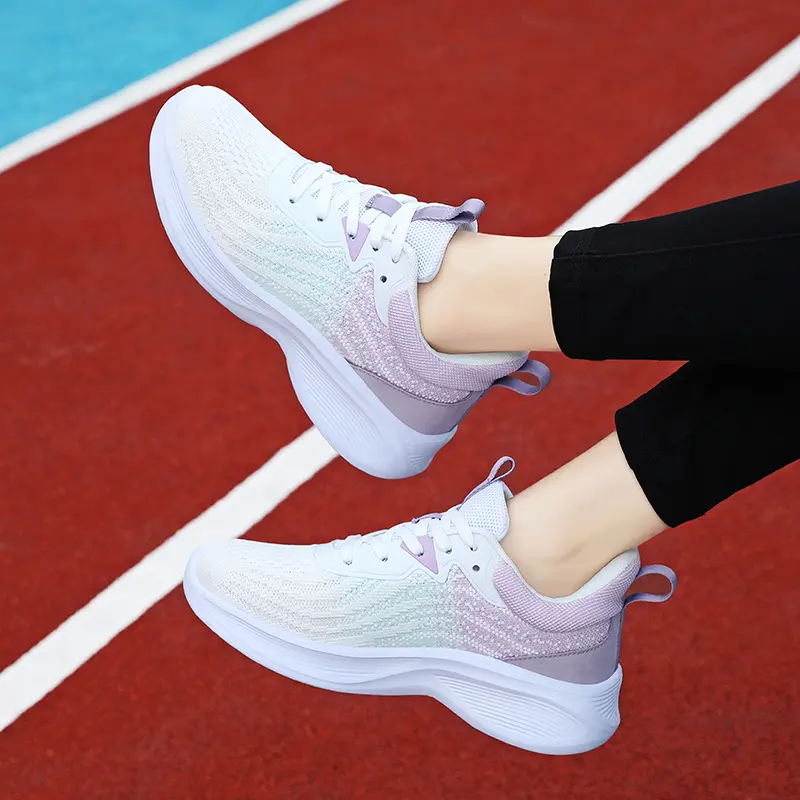 2025 Fashion Women Sneaker Outdoor Anti Slip Running Shoe Summer Breathable Sport Shoes Ladies Casual Soft Sole Footwear