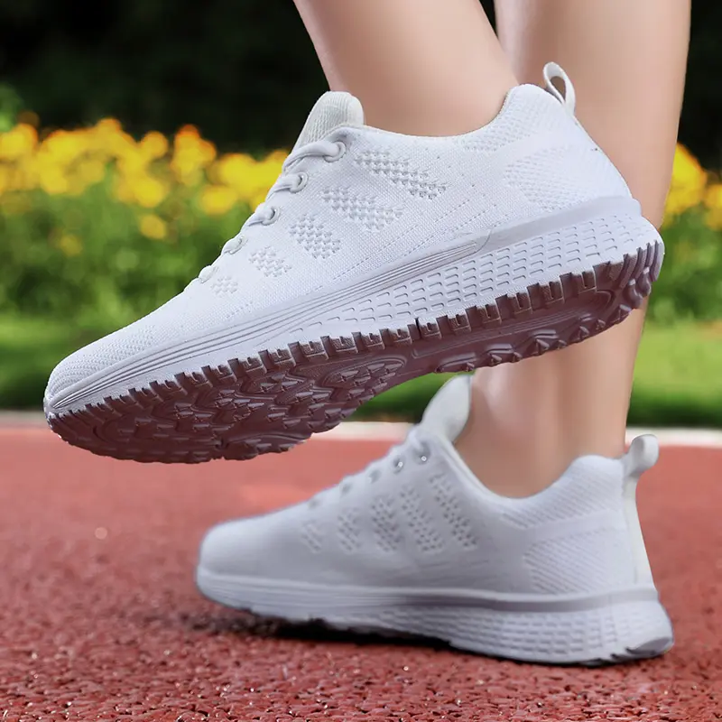 Women Sneakers Soft Vulcanize Shoes Mesh Running Summer Sport Tennis Shoe Casual Ultra Lightweight Woman Non Slip Trainers