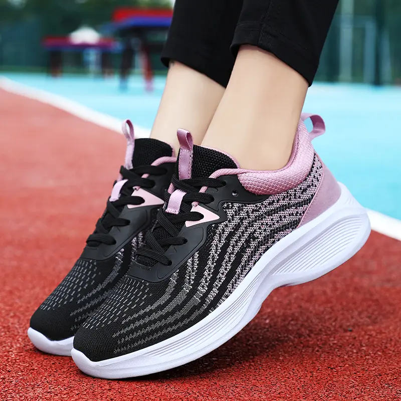 2025 Fashion Women Sneaker Outdoor Anti Slip Running Shoe Summer Breathable Sport Shoes Ladies Casual Soft Sole Footwear