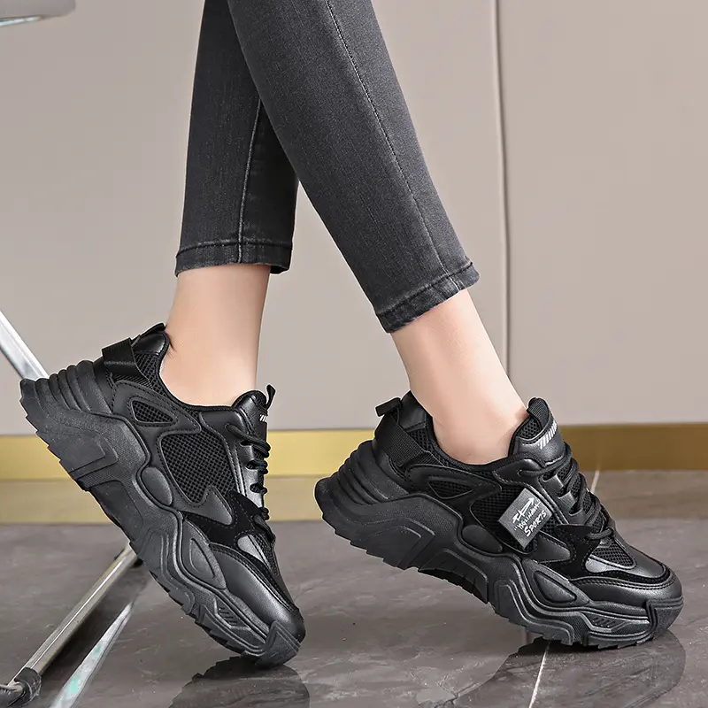 Womens Shoes Fashion Trend Breathable Mesh Sneakers Women Comfortable Soft Bottom Casual Platform Shoes