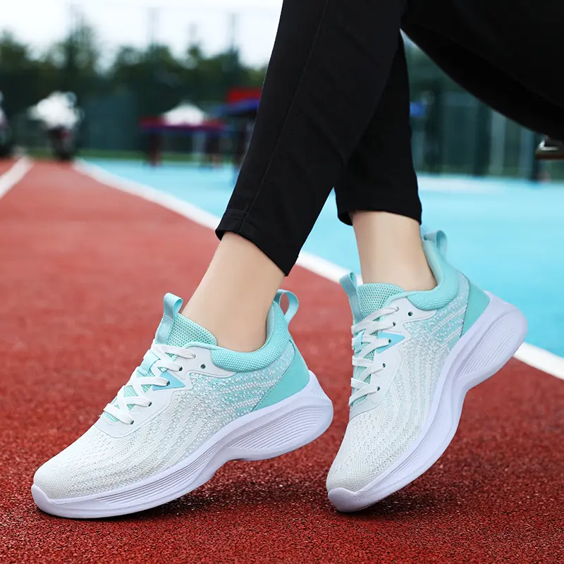 2025 Fashion Women Sneaker Outdoor Anti Slip Running Shoe Summer Breathable Sport Shoes Ladies Casual Soft Sole Footwear