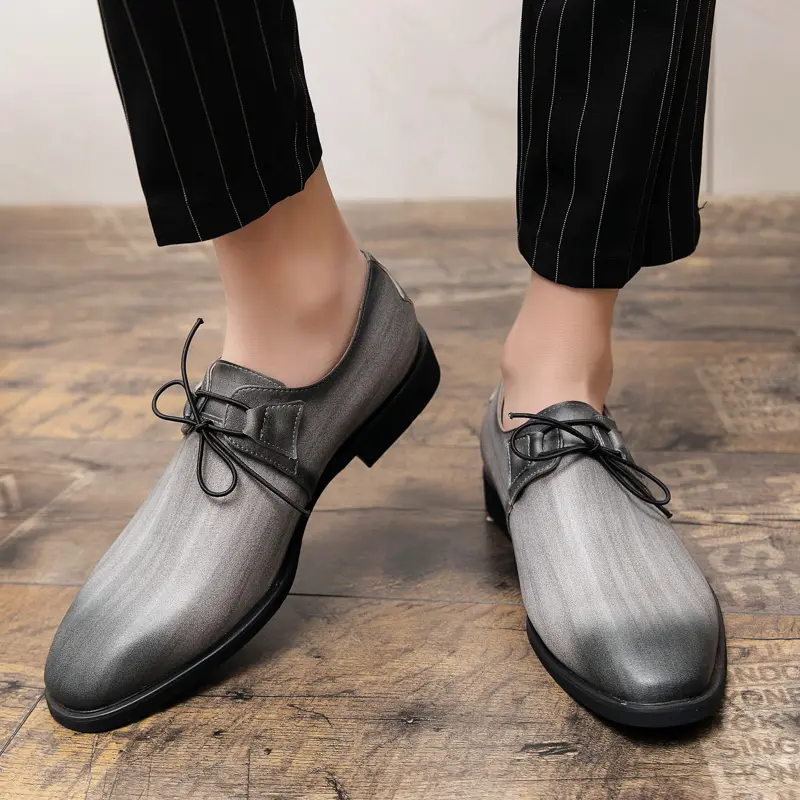 Fashion Men Leather Shoes Mixed Colors Dress Shoes Pink Wedding Shoe 2025 Autumn Plus Size 48 Causal Male Shoe Zapatos Hombre