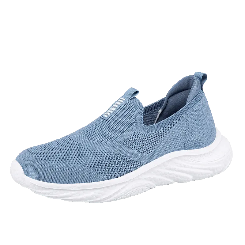 Shoes for Women in Spring/summer New Middle-aged and Elderly Mothers, Lightweight Cuffed Casual Couple Shoes Breathable Pink