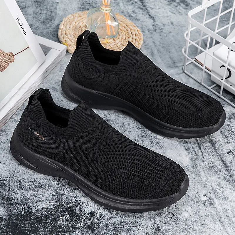 Unisex Men Women Purple Casual Shoes Soft Sole Slip-On Sneakers Running Shoes Women Lightweight Loafers Walking Male Footwear