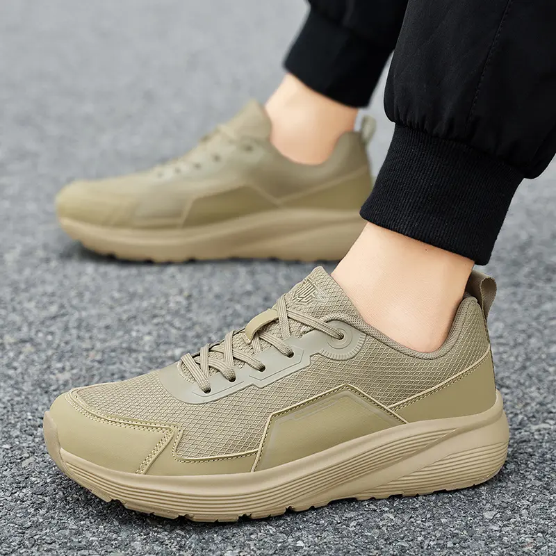 Men Running Shoes New Casual Mesh Breathable Lace-Up Sport Shoes Male Fashion Lightweight Non-Slip Walking Shoes Women Size 46