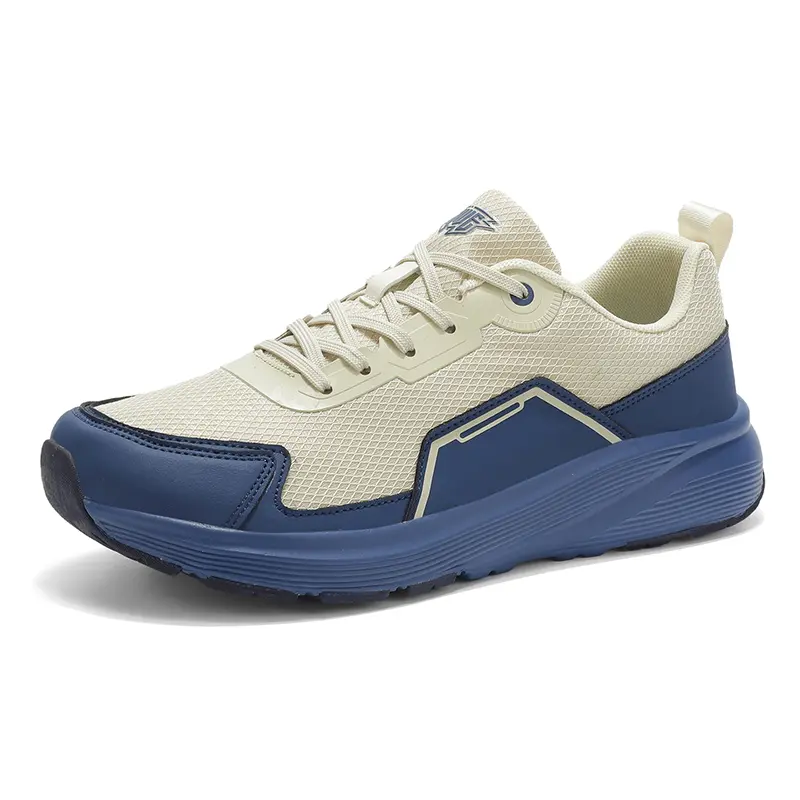 Men Running Shoes New Casual Mesh Breathable Lace-Up Sport Shoes Male Fashion Lightweight Non-Slip Walking Shoes Women Size 46