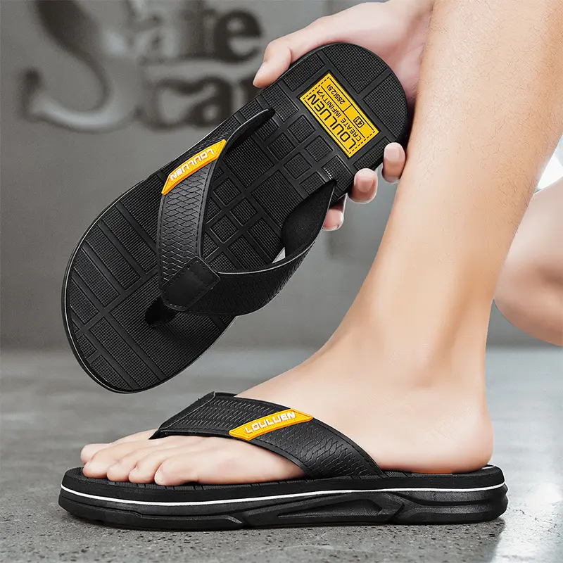 Men Slippers Summer Flip Flops Brand Fashion Outdoor Comfortable Casual Slides Shoes Non-slip Beach Sandals Luxury Sandals Slid