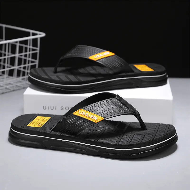 Men Slippers Summer Flip Flops Brand Fashion Outdoor Comfortable Casual Slides Shoes Non-slip Beach Sandals Luxury Sandals Slid