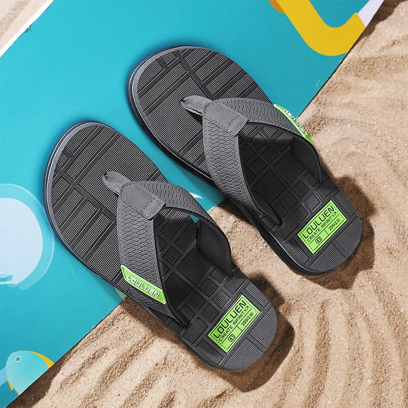 Men Slippers Summer Flip Flops Brand Fashion Outdoor Comfortable Casual Slides Shoes Non-slip Beach Sandals Luxury Sandals Slid
