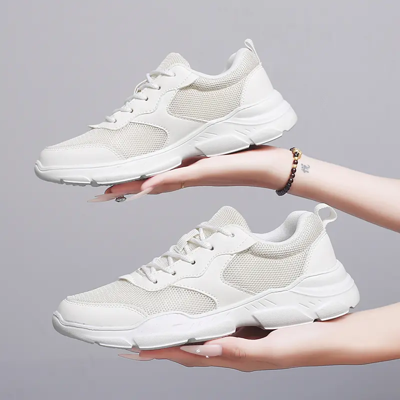Summer New Mesh Breathable Sports Shoes, Lightweight Leisure Travel Shoes, Women's Soft-soled Running Shoes, Women's Shoes