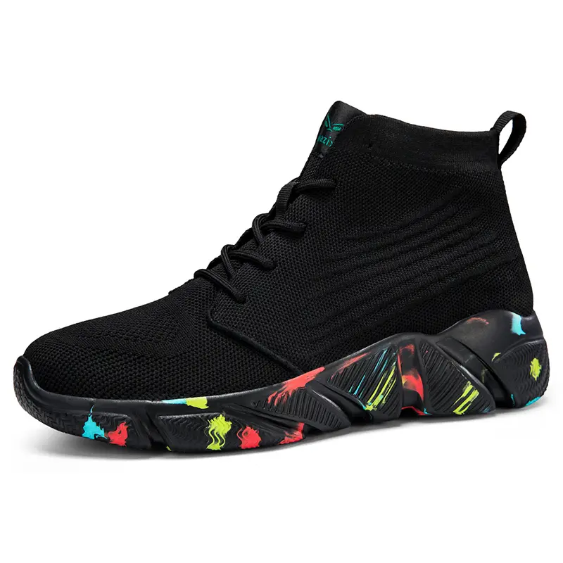 High Top Women Sneakers Warm Socks Shoes Women's Sports Shoes Zapatillas De Mujer Men Casual Shoes Size 35-47