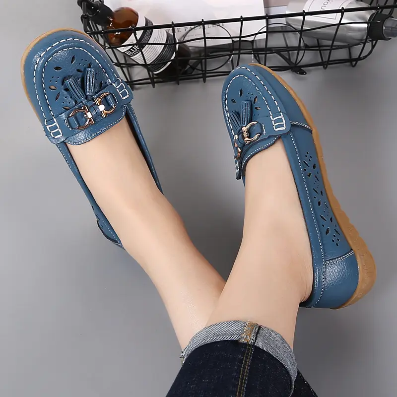 Flat Shoes Elegant Low Heeled Women's Shoes Formal Fashion Light Cut Square Party Elegant Fashionable Dress Single Shoes