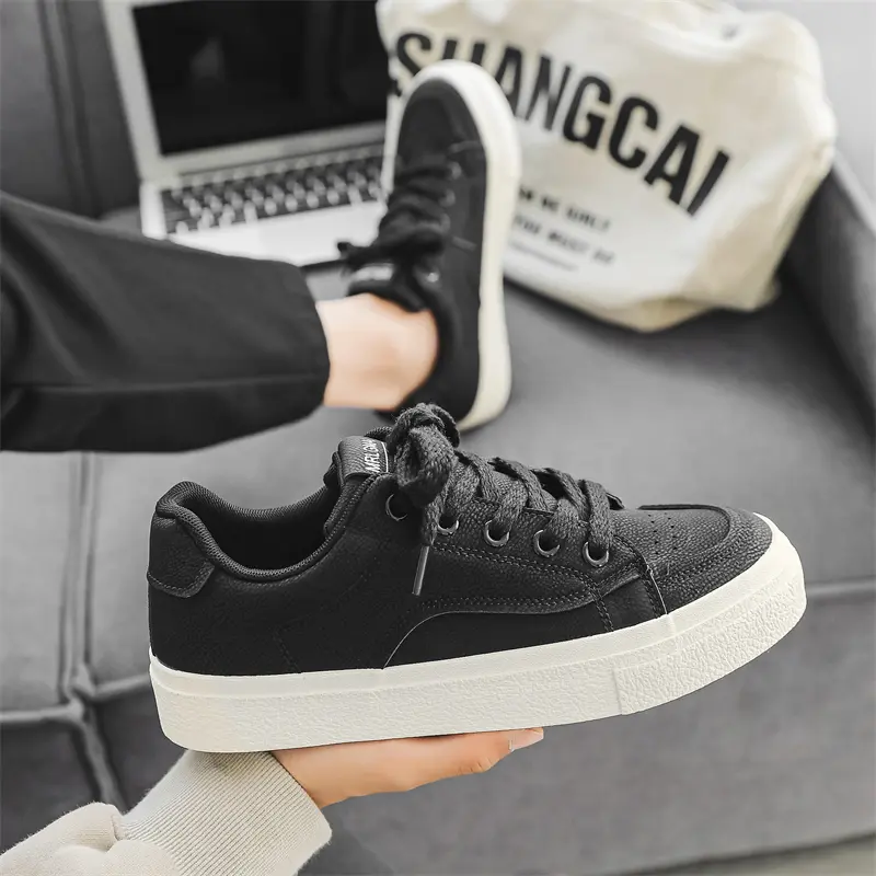 Brown Low Cut Sporty Casual Shoes For Men Autumn Fashionable Korean Style Youthful Single Shoes Suitable For Students