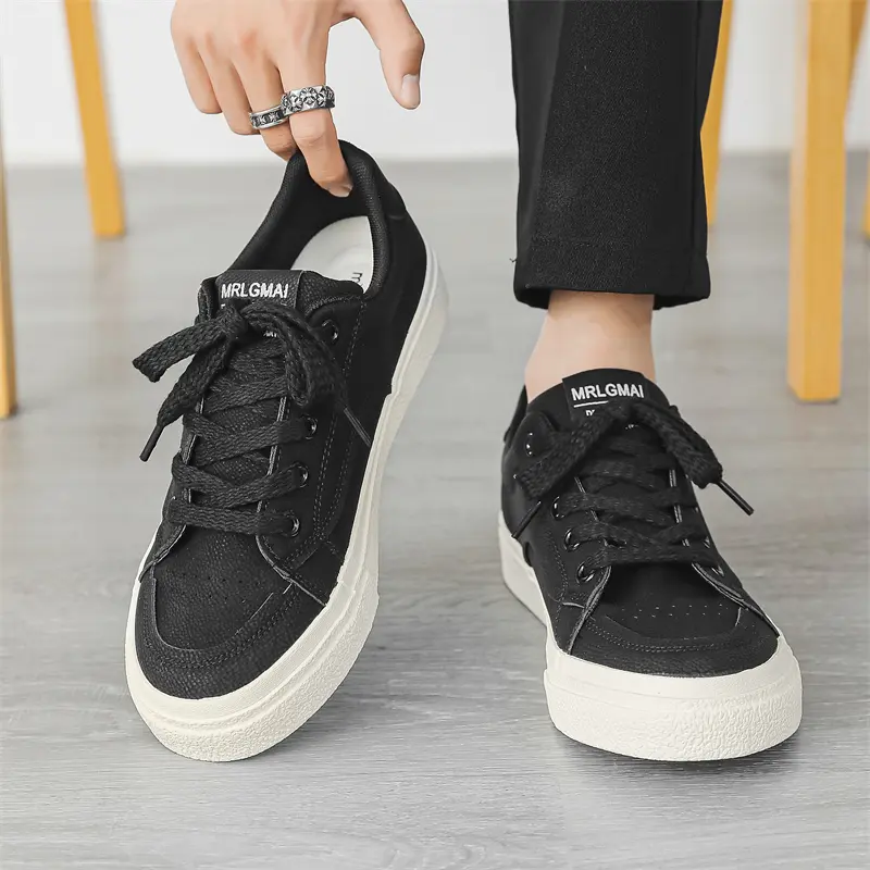 Brown Low Cut Sporty Casual Shoes For Men Autumn Fashionable Korean Style Youthful Single Shoes Suitable For Students