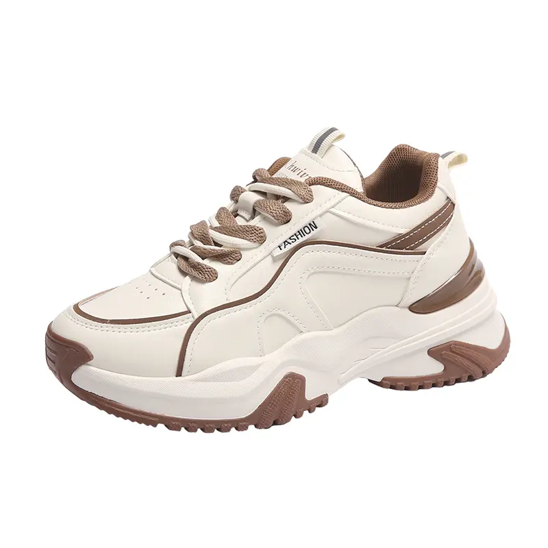 Women Walking Sneakers Lace Up Chunky Shoes Breathable Shoes Wedge Casual Tennis Platform Sports Designer Shoes