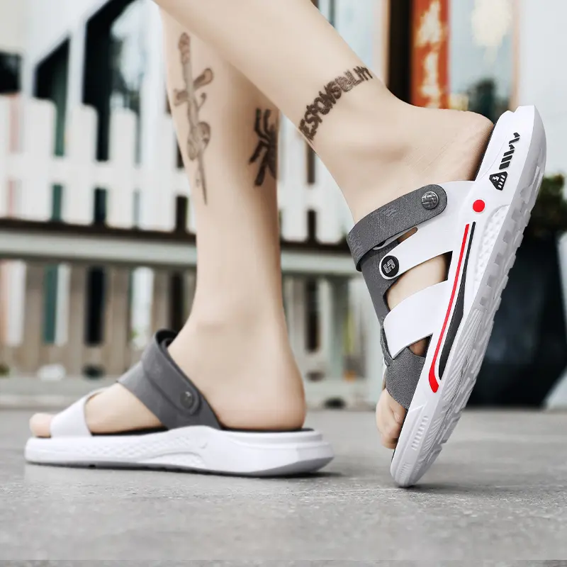 Summer Mens Massage Slippers Indoor Outdoor Sandals Beach Comfortable Soft Slides Clogs Casual Shoes Men Women Home Slippers