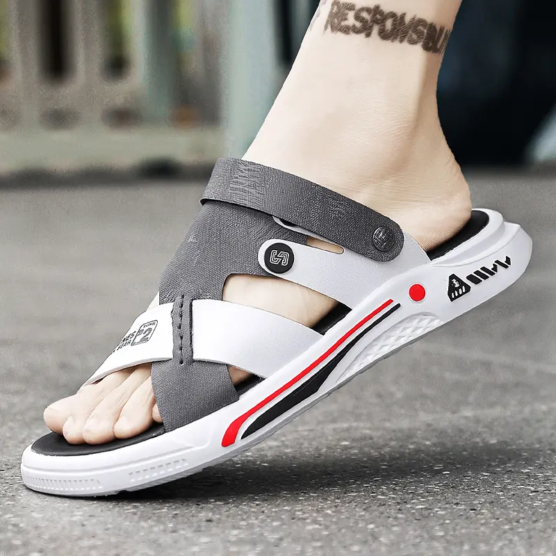 Summer Mens Massage Slippers Indoor Outdoor Sandals Beach Comfortable Soft Slides Clogs Casual Shoes Men Women Home Slippers