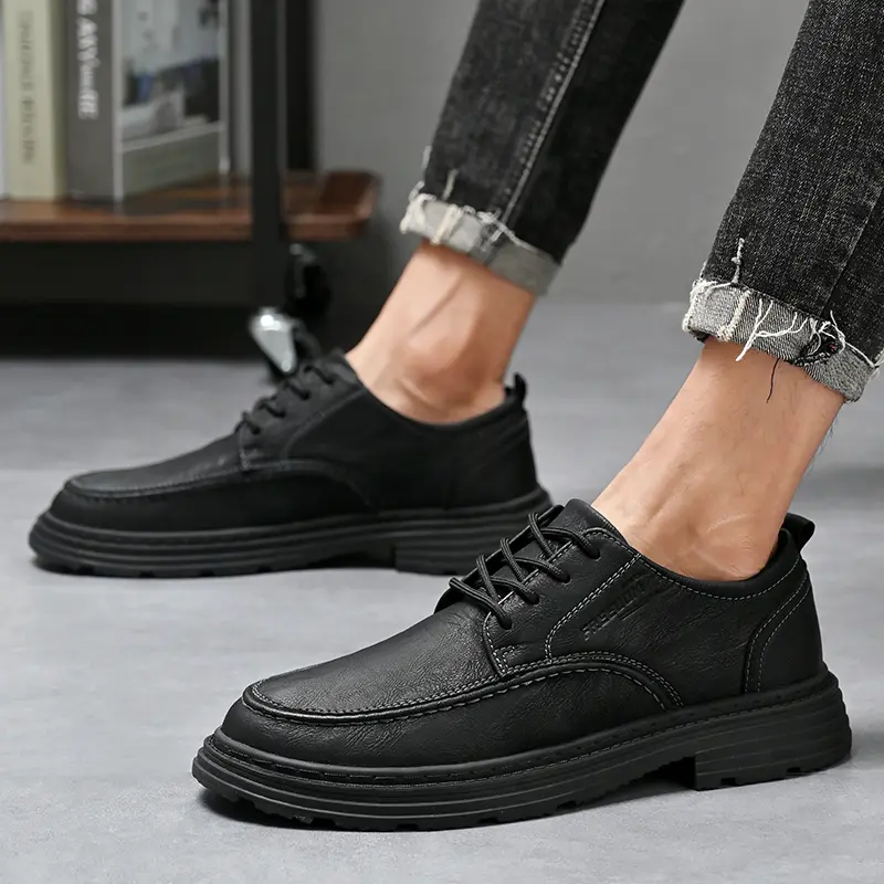 Dress Shoes Man Business Leather Casual Spring Autumn Social Shoe for Men New High Quality Fashion Luxury Designer Handmade