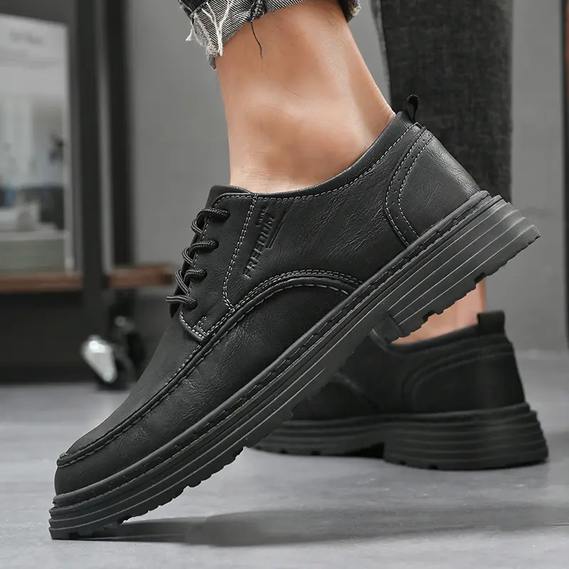 Dress Shoes Man Business Leather Casual Spring Autumn Social Shoe for Men New High Quality Fashion Luxury Designer Handmade