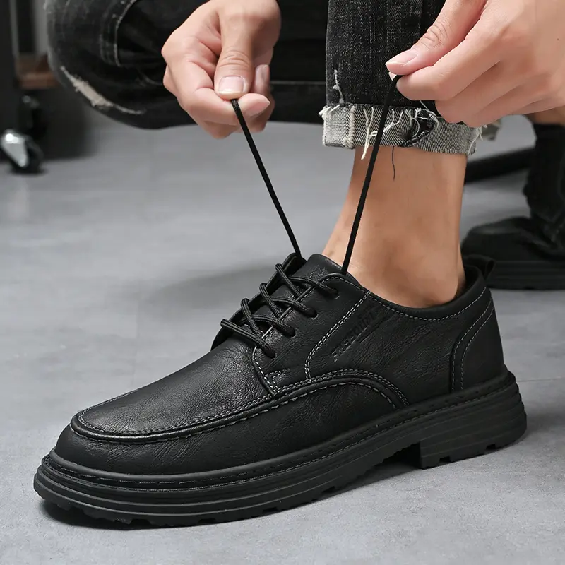Dress Shoes Man Business Leather Casual Spring Autumn Social Shoe for Men New High Quality Fashion Luxury Designer Handmade
