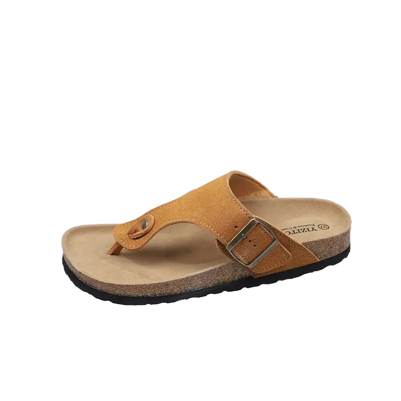 Fashion Clogs Sandals For Women Summer Outdoor Non-slip Beach Flip Flops Female New Cork Footbed Mules With Arch Support