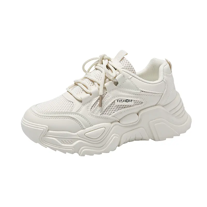 2025 New Women New Fashion Platform Sport Shoes Women Summer  Casual Chunky Sneakers Women Mesh  Platform Shoes