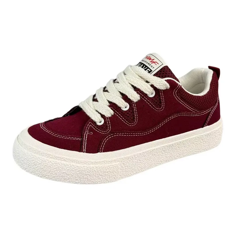 2025 New Red men Vulcanize Shoes Casual Platform Sneakers Vintage Sports Female Korean Designer Flats Harajuku School Tennis