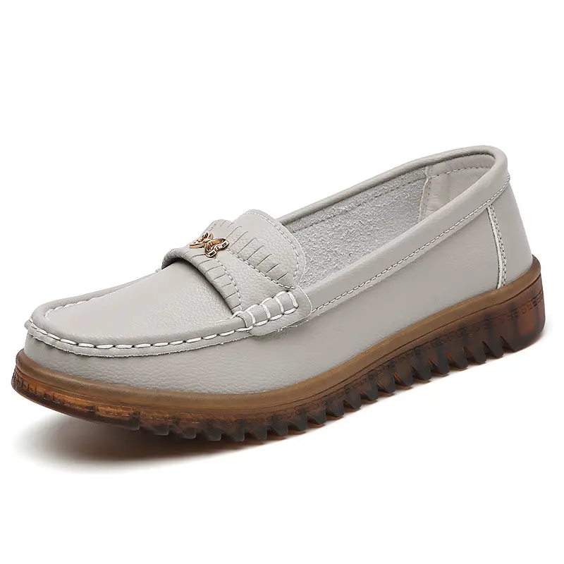 Women Shoes for Spring 2025 Women Moccasins Casual Sneakers Zapatos Mujer Autumn Outdoor Slip on Flat Bottom Non-slip Loafers