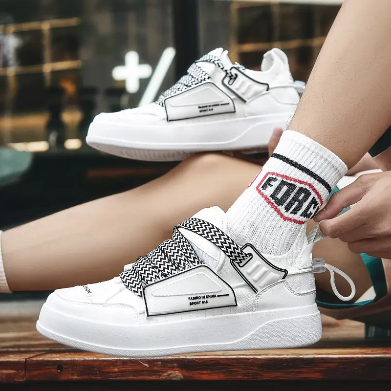 Trend Cool Easy Matching Board Shoes Green Sneakers Men Casual Sneakers Street Youth Skateboard Shoes Designer Skateboarding