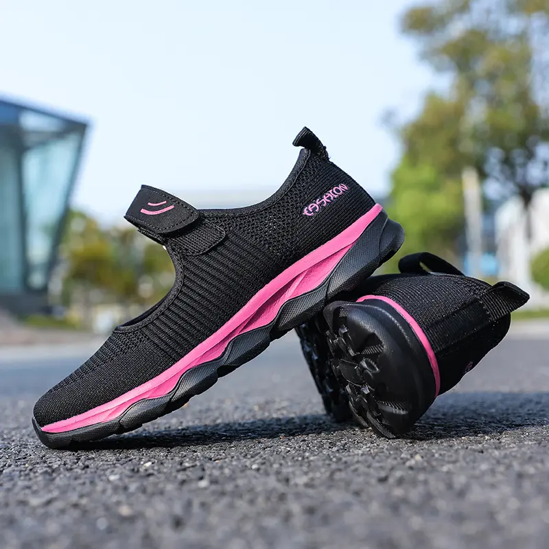 Summer Fashion Women's Flat Shoes Women's Breathable Mesh Casual Sports Shoes Women's Boat Shoes Hollowed Out Casual Shoes