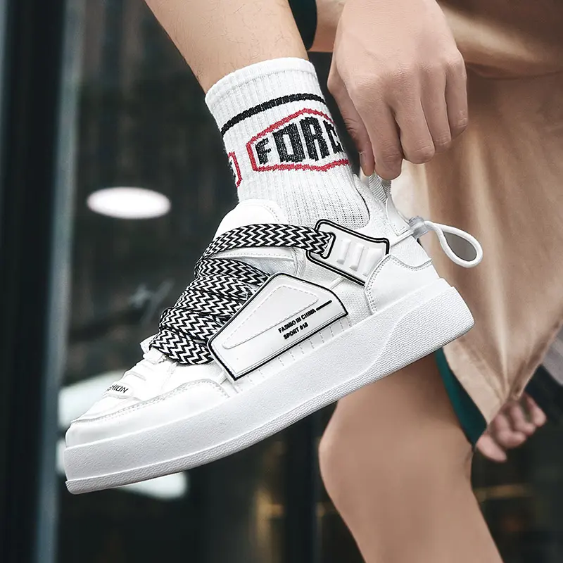 Trend Cool Easy Matching Board Shoes Green Sneakers Men Casual Sneakers Street Youth Skateboard Shoes Designer Skateboarding