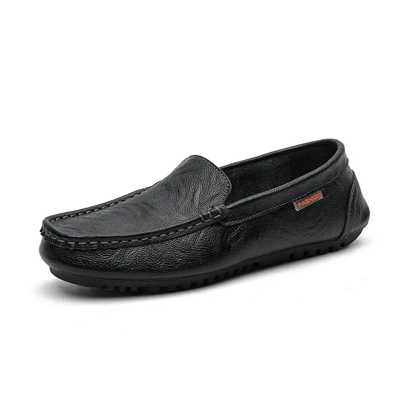 Genuine Leather Men Shoes Luxury Brand High Quality Formal Casual Mens Loafers Moccasins Soft Slip on Boat Shoes Plus Size 47